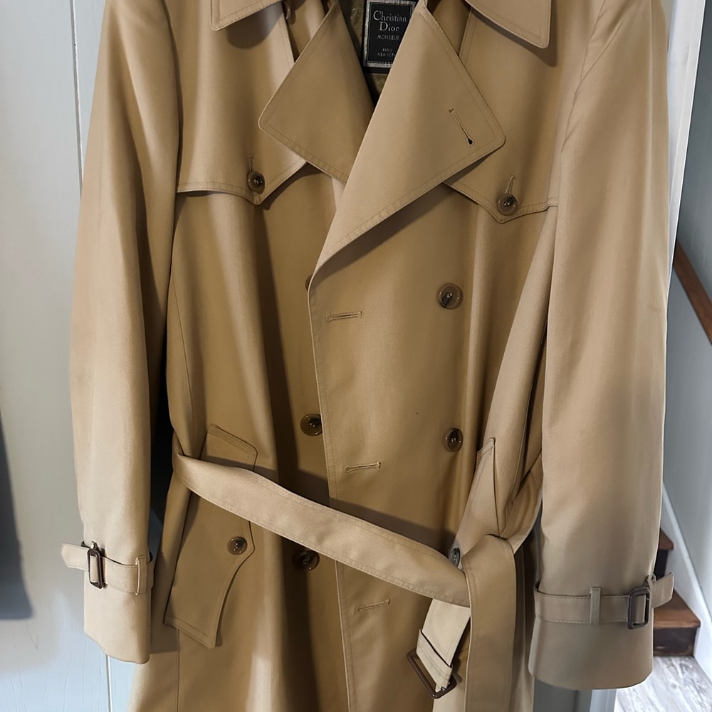 Christian Dior Tan Trench Coat